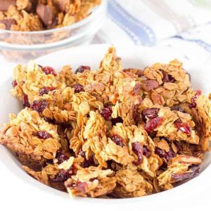alpen fuel cranberry white chocolate granola breakfast 152g